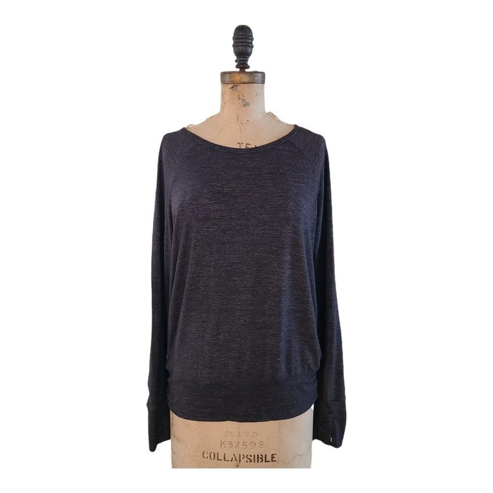 Athleta Odyssey Pullover Gray S Euc